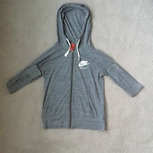 Grey Nike light weight sweatshirt